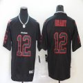 Nike Tampa Bay Buccaneers #12 Tom Brady black red Color Rush Limited jersey