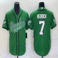 Nike Philadelphia Eagles #7 Haason Reddick Green baseball jerseys Joint name -BD