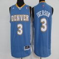 Denver Nuggets #3 Allen Iverson throwback light blue nba jerseys