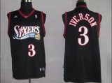 Philadelphia 76ers 3# Iverson black NBA Jerseys