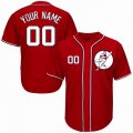 Custom Washington National red baseball jerseys