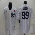 Nike New York Yankees #99 Judge white majestic baseball Jersey-BD