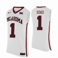 Custom Oklahoma Sooners #1 Rashard Odomes College Basketball Jersey - white