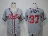 MLB Jerseys Atlanta Braves 37 Beachy Grey