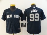 Youth New York Yankees 99 Aaron Judge dark blue majestic baseball jerseys