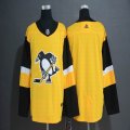 Adidas Pittsburgh Penguins blank yellow NHL Jerseys