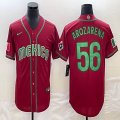 2023 World Cup Mexico #56 Randy Arozarena red majestic baseball jerseys 22