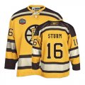 Boston Bruins #16 STURM yellow nhl jersey