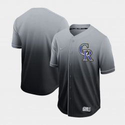 Nike Colorado Rockies blank gray drift baseball jerseys