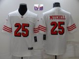 49ers #25 Mitchell throwback nike white Color Rush Limited Jersey-BD