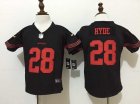 nike san francisco 49ers #28 Carlos Hyde black nfl Children Jerseys