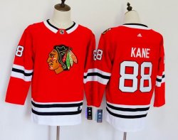 Women Adidas Chicago Blackhawks #88 Patrick Kane red hockey jersey