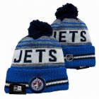 2024 Winnipeg Jets blue white NHL Sports Cuffed Knit Hats