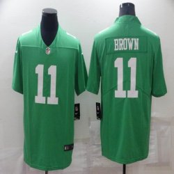 Philadelphia Eagles #11 Carson A.J. Brown light green Color Rush Limited Jersey-BD