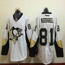 Reebok Pittsburgh Penguins #81 Phil Kessel white hockey Jersey