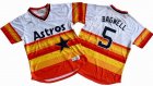 Houston Astros Jeff Bagwell Nike White orange Home Cooperstown Collection Player Jersey