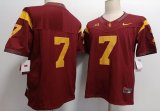 Nike USC Trojans #7 Preschool Cardinal Team Color Replica Jersey-XST