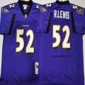 Baltimore Ravens #52 Ray Lewis purple throwback nfl jersey-PNS