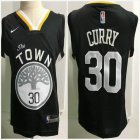 Nike Golden State Warriors #30 Stephen Curry black nba Toddler jersey-od