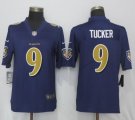 Baltimore Ravens #9 Justin Tucker Nike purple Color Rush Limited Jersey