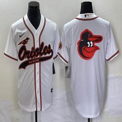 Nike Baltimore Orioles Blank white majestic baseball jersey Joint name-BD 04