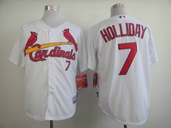 St.Louis Cardinals #7 Matt Holliday White MLB Jersey