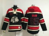 Chicago Blackhawks blank black Red NHL Hooded Sweatshirt