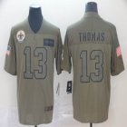 New Orleans Saints #13 Michael Thomas Nike Camo 2019 Salute to Service Limited Jersey