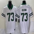 Nike Jets #73 Klecko white throwback Color Rush Limited Jersey-BD