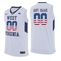 Custom West Virginia white ncaa basketball jersey-1