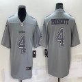 Nike Cowboys #4 Dak Prescott gray Color Rush Limited Jersey