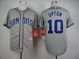 San Diego Padres #10 Justin Upton gray MLB jersey