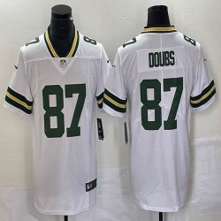 Nike Green Bay Packers #87 Romeo Doubs white Color Rush Limited Jersey