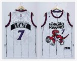 NBA Toronto Raptors 7 Kyle Lowry white Swingman Jersey