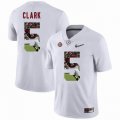 Custom Alabama Crimson Tide #5 Ronnie Clark white College Color Rush Limited Jerseys