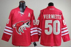 Phoenix Coyotes VERMETTE 50# Red Jerseys