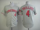 Cincinnati Reds 4# Phillips grey baseball jersey