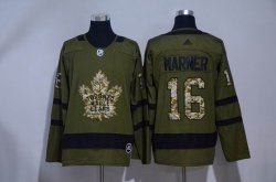 Adidas Toronto Maple Leafs #16 Mitch Marner green hockey jersey