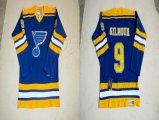 CCM ST.LOUIS BLUES #9 Doug Gilmour Blue 1980 Away Jerseys