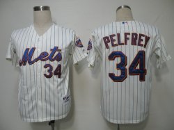 MLB Jerseys New York Mets 34 Pelfrey Cream