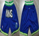 Dallas Mavericks blue nba shorts-XD