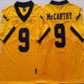 Michigan Wolverines #9 J.J. McCarthy Yellow College NCAA Jersey