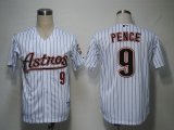 MLB Jerseys Houston Astros 9 Pence White