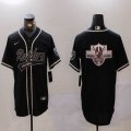 Nike Oakland Raiders black baseball jerseys Joint name-BD 06