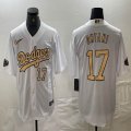 MLB All-Star Nike Los Angeles Dodgers #17 Shohei Ohtani white majestic baseball jerseys-BD 03