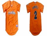 Florida Marlins #2 Hanley Ramirez Orange MLB Jerseys