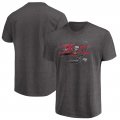 Tampa Bay Buccaneers Majestic Big & Tall Fierce Intensity T-Shirt â€“ Heathered Charcoal