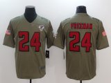 Nike Atlanta Falcons #24 Devonta Freeman green USA flag Color Rush Limited Jersey