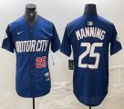 Nike Detroit Tigers #25 Matt Manning blue Majestic baseball jerseys city version 01