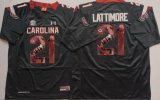 South Carolina Gamecock #21 Marcus Cattimore black fashion college football jersey